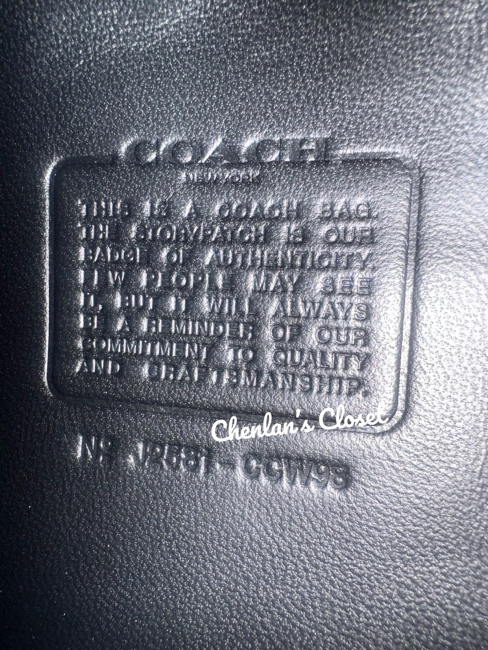 NWT Coach Tabby Shoulder Bag 26 with Pins Black Leather - Picture 14 of 15